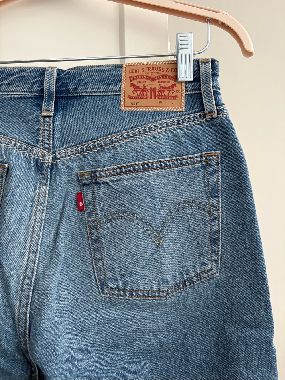 Levi's Classic Blue Denim 501 Jeans